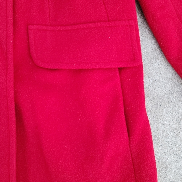 VINTAGE WOOL Women’s Long Coat Size 12/14 - Picture 4 of 8